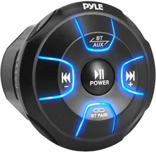 Pyle Amplified Wireless BT Audio Controller - Waterproof-Rated Marine Receiver