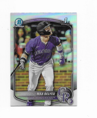 2025 Bowman Chrome Draft: Sharp Refractor Cards You Pick from Drop Down List