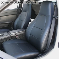 PORSCHE 928 944 993 968 924 S.LEATHER CUSTOM FIT 2 FRONT SEAT COVERS 13 COLORS