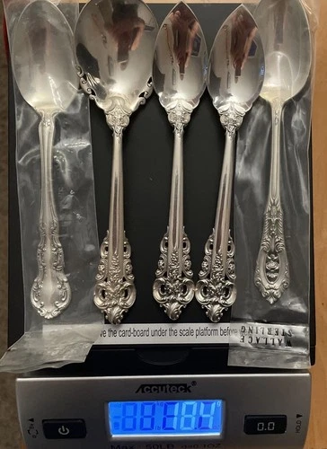 Sterling Silver Spoon Lot - 184 Grams! Very Nice - No Reserve!