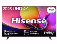 Hisense 50 Inch TV Smart 4K Ultra HD HDR LED Freely TV Dolby Vision 50E6QTUK