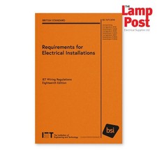 IET Electrical Wiring Regulations Regs 18th Edition Amend 4 2026 Orange Book