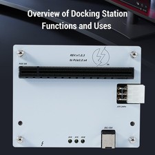 USB4.0 External Graphics Card Dock GPU Dock With 1m Data Cable