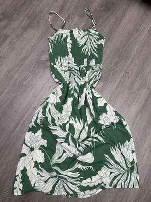green floral strappy dress Floral Strappy Tie Front Slit Satin Maxi Dress in Green | TENKI LONDON