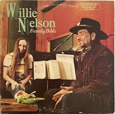 Willie Nelson Family Bible Vinyl Songbird Records 1980 Promo