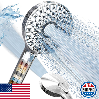 #ad Magichome Filtered Shower Head w Handheld 10 Spd High Pressure Hard Water $41.43