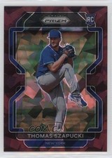 2022 Panini Prizm Tier II Burgundy Cracked Ice 8/25 Thomas Szapucki #122 c2a