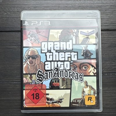 Grand Theft Auto GTA San Andreas, PS3 Playstation 3, Mit Karte/Poster,