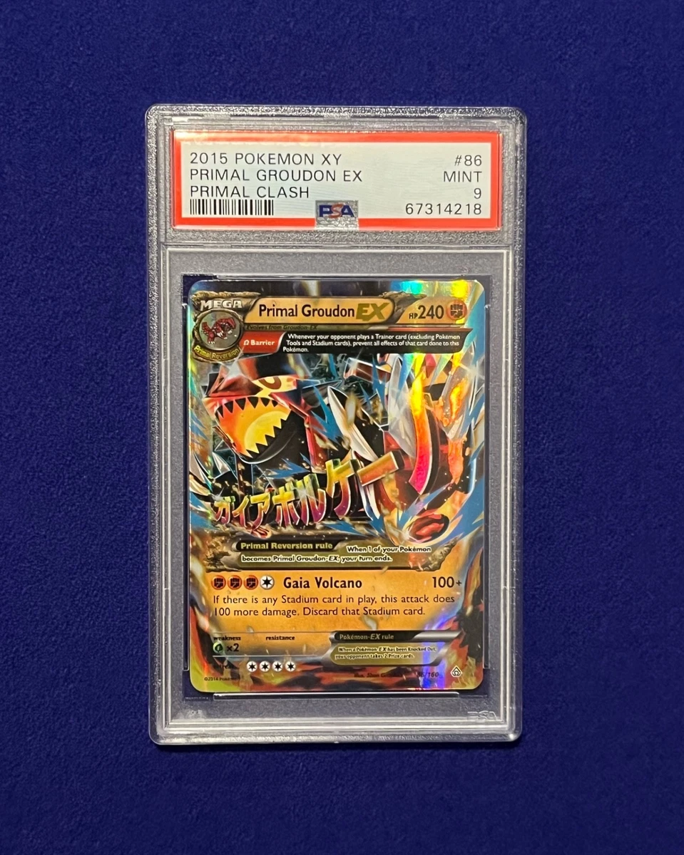 Pokémon TCG XY-Primal Clash Grade 9 Individual Collectible Card