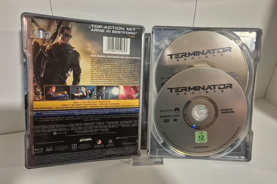 Terminator: Genisys (2015) 3D (Limited Steelbook Edition) (Blu-ray 3D + Blu-ray) - Bild 2 von 2
