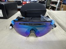 New Oakley Encoder SQ Sky Blue Sunglasses Prizm Sapphire Shield OO9412 8481