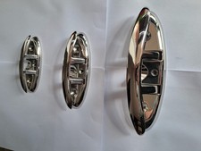 5/6/8" Boat Flip Up Folding Dock Cleat 316 Marine Stainless Steel Base Hardware