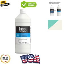 Professional Gesso Surface Prep Medium, 946ml 32-oz, Clear