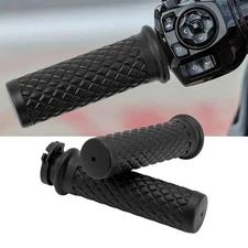 2006-24 For Kawasaki VN900B Classic Non-Slip 25mm 1" Cable Throttle Hand Grips