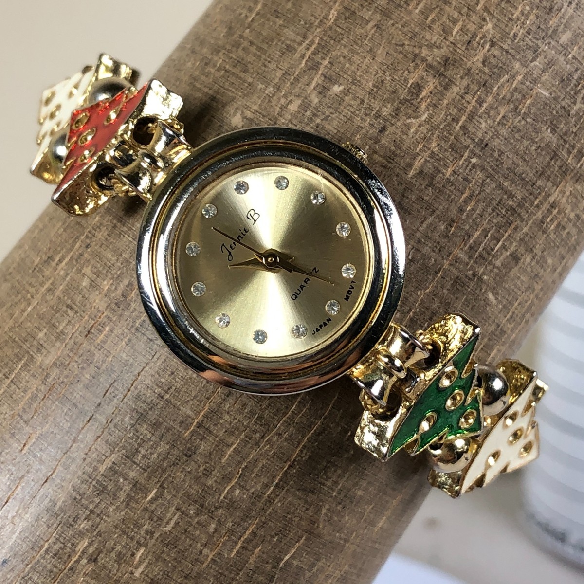 Jennie B Women Dress Diamond Accent Christmas Tree Bracelet  display picture 3