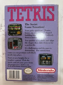 TETRIS NES Nintendo 1989 Completo Original Cl&aacute;sico Vintage Caja Videojuego