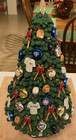 2002 Danbury Mint New York Yankees MLB Christmas Tree w/ Lights — photo 2