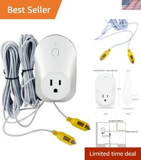 Hi-Lo Sump Pump Controller with Dual Float Switch and Overload Protection White