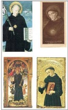 S. NICOLA DA TOLENTINO:  lotto 1 di 4 SANTINI DIVERSI -  LOT. 716