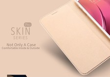 ebestStar - Cover per Samsung J6+ Galaxy J610F (2018), Custodia Libro Protezione Portafoglio, Pelle PU Porta Carte, Nero/Rosso + Vetro Temperato
