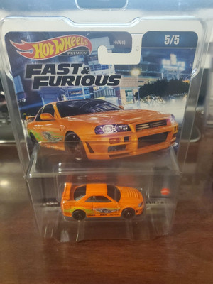 Hot Wheels Nissan Skyline GT-R (BNR34) New 2023 5/5 In Protective Case..