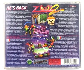CD32 ZOOL 2 Commodore AMIGA Vintage GREMLIN Game two Action Arcade Platformer