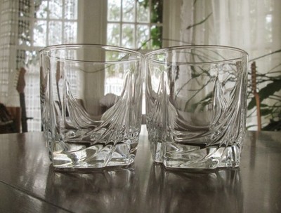 Pair of Luminarc Ascot Old Fashioned glasses 3'' x 3''
