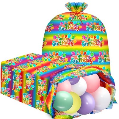 Yingzhao 2 Pcs 80 x 60 in Jumbo Bike Gift Bags Extra Large Inches, Multicolor 