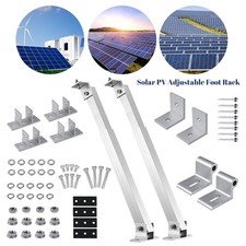 2PCS Adjustable Solar Panel Tilt Mount Brackets Aluminum Alloy Mounting Bracket