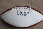 Charles Haley Autographed Football with Display Case