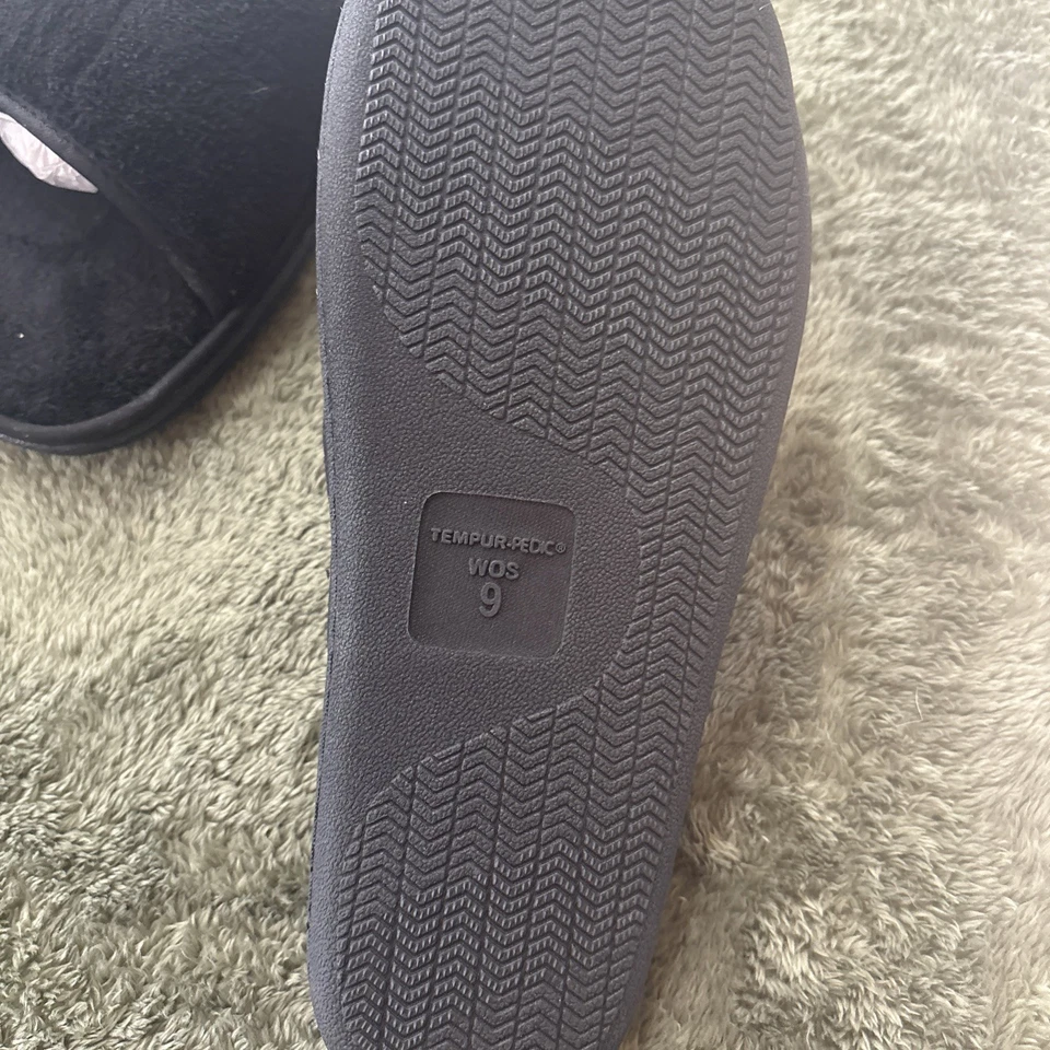 Zapatillas Tempur Pedic Geana 9 negras para hombre Foto 4 de 4