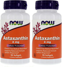 Foods Astaxanthin 4Mg 90 Softgels (Cellular Protection) (Pack of 2)