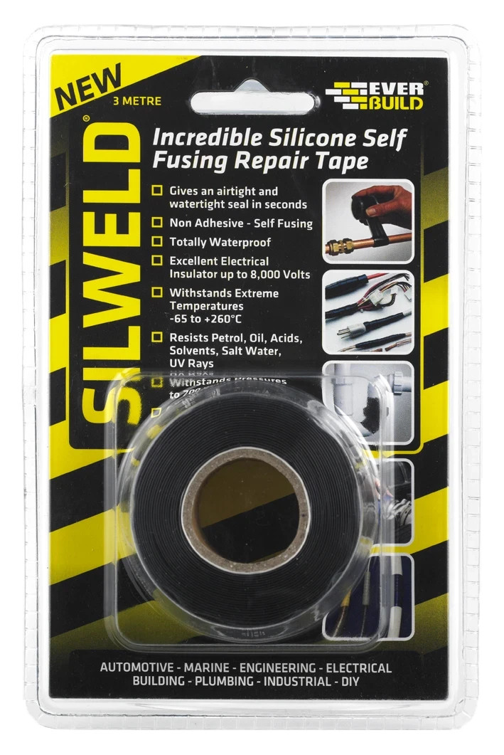 silweld Pipe Repair Tape  Burst Pipe Waterproof Silicone Tape Self Amalgamating