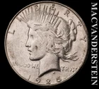 1925-S Silver Peace Dollar - Scarce  Semi-key  Better Date  No Reserve  #L3773
