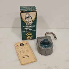 Sargent Greenleaf Combination Padlock Lock 8088 Change Key In Box Works 