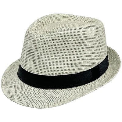 pour chapeau haut de britannique classique silhouette paille pour chapeau panama - Photo 1/4