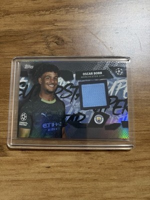 Oscar Bobb Player Worn Relic UCC Flagship 25-26 Manchester City
