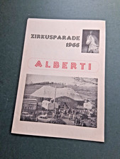 1966 DDR programm ZIRKUS ALBERTI circus cirque circo programme programma program