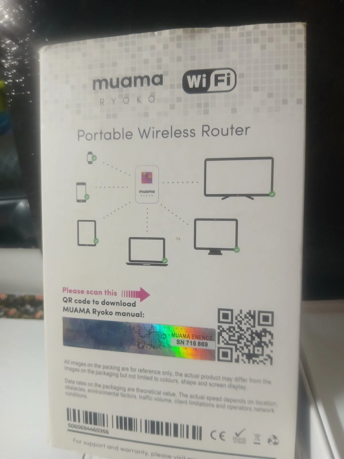 Muama Ryoko 4g Wifi Internet Everywhere Portable Wireless Router 150MB/s  image 6