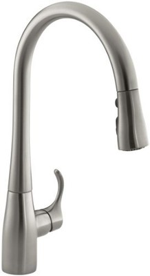Kohler 115063  Simplice High-Arch Single-Hole Or Three-Hole, Single Handle, Pull