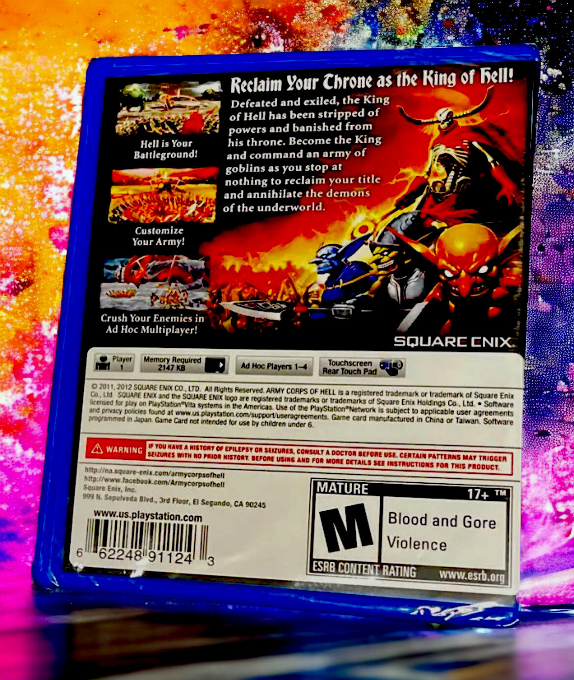 Army Corps of Hell PS Vita (Region Free) Brand New Factory Sealed