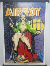 Airboy #5 Poster Dave Stevens Art - Vintage 1987