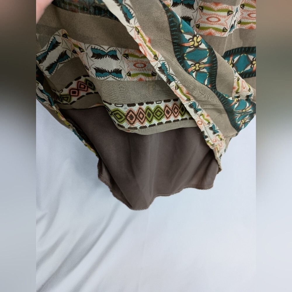 Patterned aztek boho western prepy  PEPPERMINT Mu… - image 5