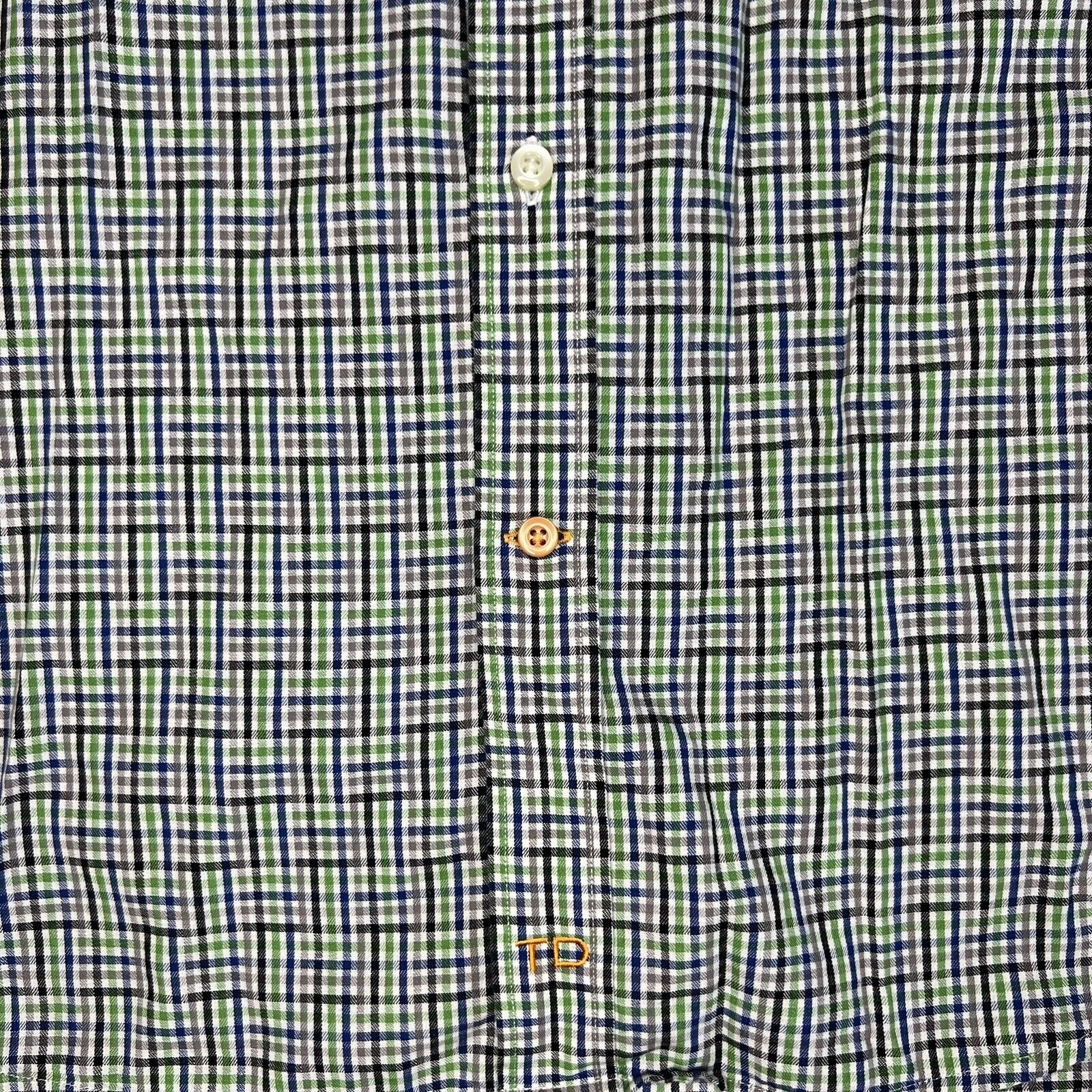 Thomas Dean Long Sleeve Men’s Button Shirt Size X… - image 3