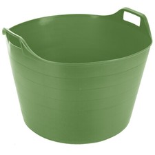 75L Flexi Tub With Handles Trug Builders Bucket Home Garden Storage Container UK