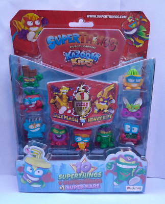 SUPERTHINGS RIVALS OF KABOOM KAZOOM KINDER 10 FIGURENPACK IN NICHT NEUWERTIG BOX