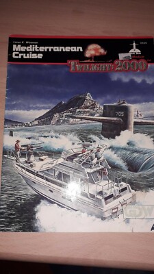 SEHR SEHR SELTEN! GDW Twilight 2000 RPG Spiel - Mediterranean Cruise 1988 Neu!