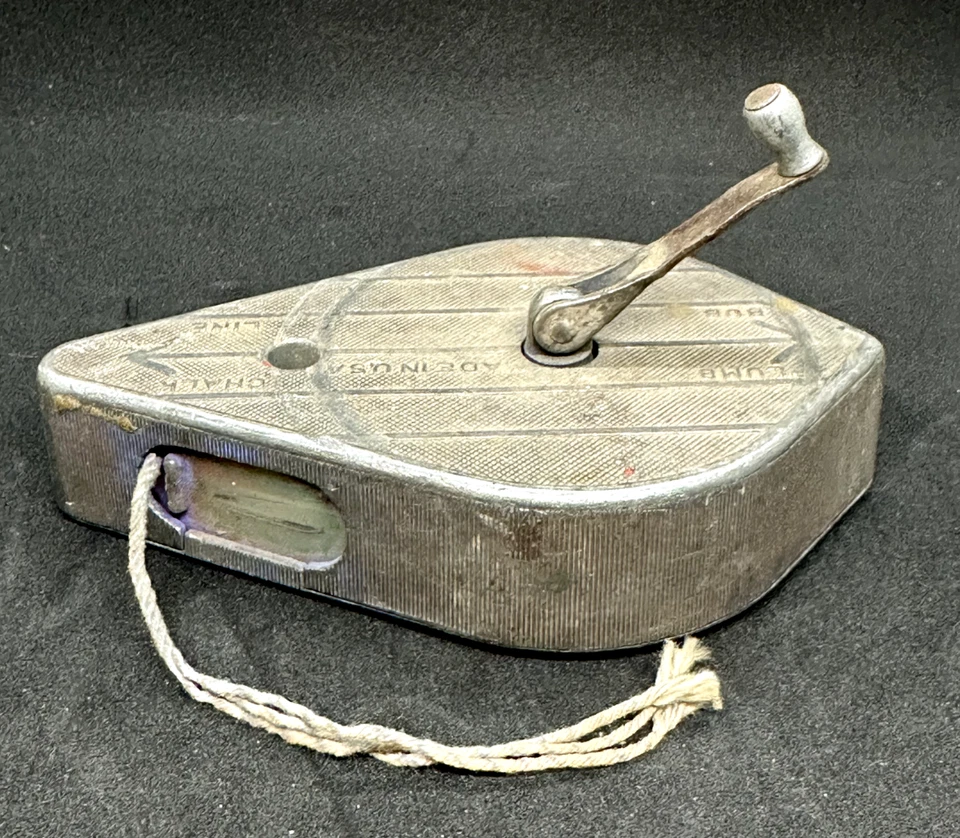 STRAIT-LINE brand Chalk Line & Plumb Bob - Made in Costa Mesa, CA, USA. VINTAGE - Image 4 of 4