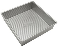 Usa Pan Bakeware Aluminized Steel 8 X 2.25 Inch Square Cake Pan, New, Free Shipp on sale Usa Pan Bakeware Aluminized Steel 8 X 2.25 Inch Square Cake Pan, New, Free Shipp on sale