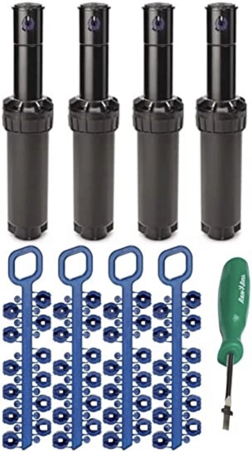 Rain Bird 5000 Series Rotor Sprinkler Heads bundle - with Nozzles - Landscape